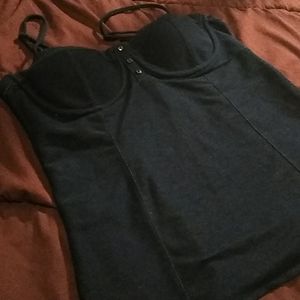 Stretchy spaghetti strap top
